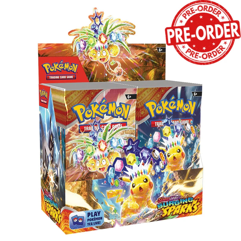 Pokemon TCG: Scarlet and Violet 8 Surging Sparks - Booster Box-Collectible Trading Cards-Ashdown Gaming