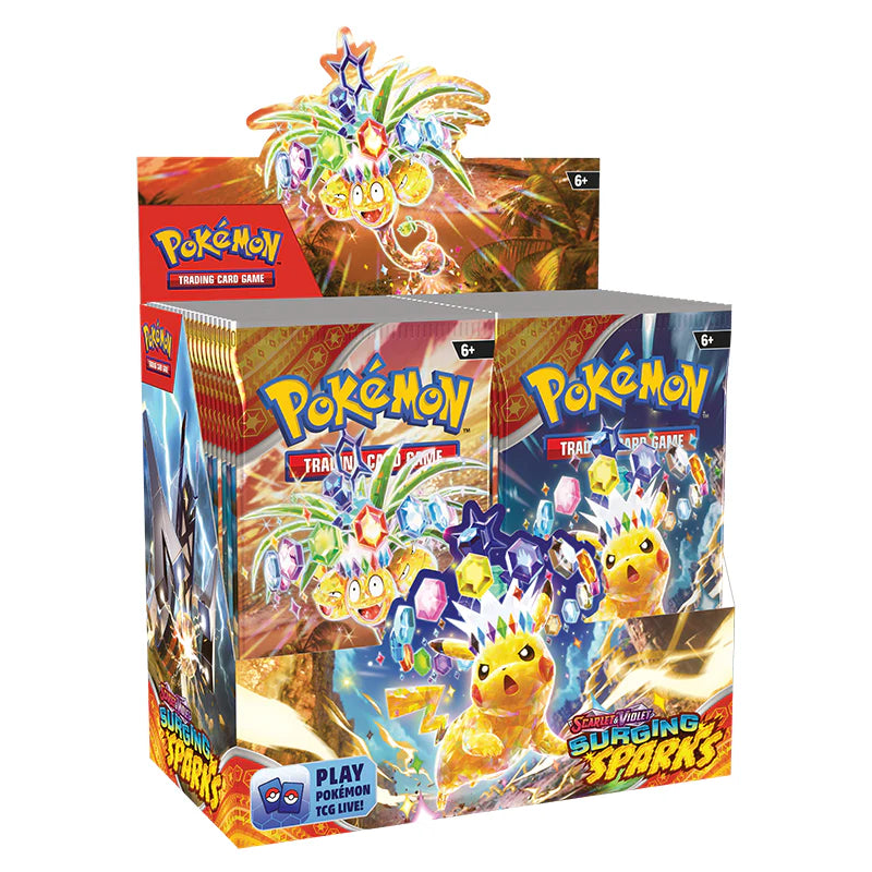 Pokemon TCG: Scarlet and Violet 8 Surging Sparks - Booster Box-Collectible Trading Cards-Ashdown Gaming