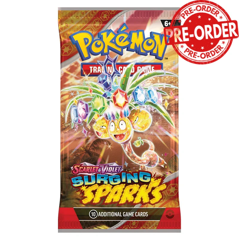 Pokemon TCG: Scarlet and Violet 8 Surging Sparks - Booster Pack-Collectible Trading Cards-Ashdown Gaming