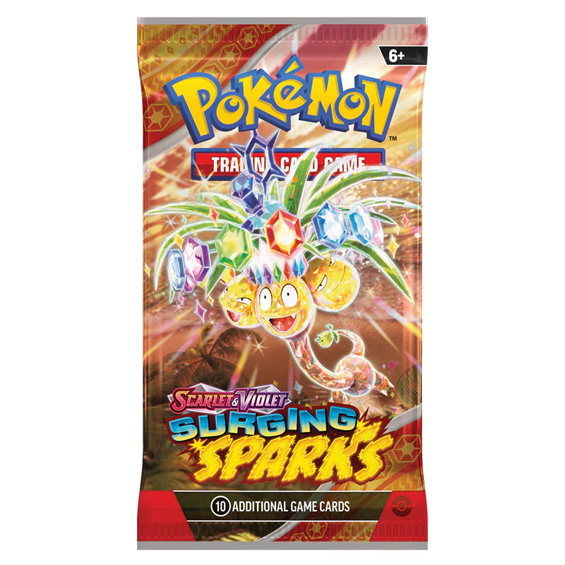 Pokemon TCG: Scarlet and Violet 8 Surging Sparks - Booster Pack-Collectible Trading Cards-Ashdown Gaming