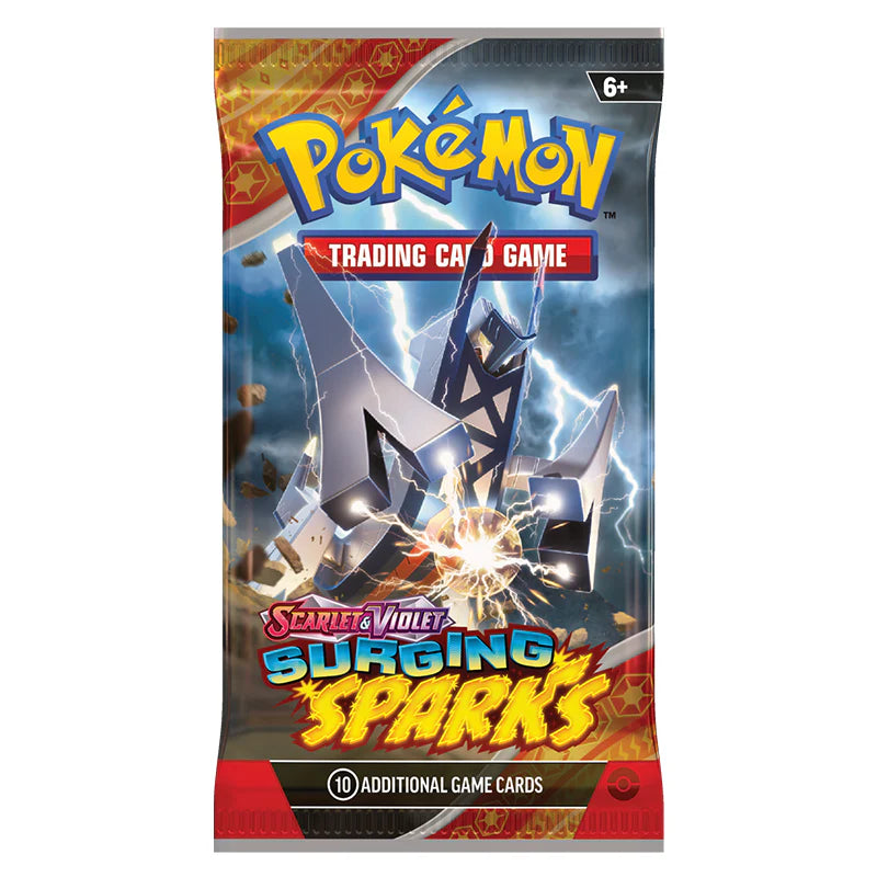 Pokemon TCG: Scarlet and Violet 8 Surging Sparks - Booster Pack-Collectible Trading Cards-Ashdown Gaming