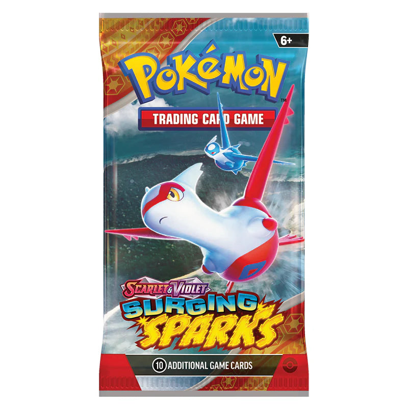 Pokemon TCG: Scarlet and Violet 8 Surging Sparks - Booster Pack-Collectible Trading Cards-Ashdown Gaming