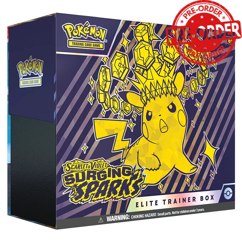 Pokemon TCG: Scarlet and Violet 8 Surging Sparks - Elite Trainer Box-Collectible Trading Cards-Ashdown Gaming