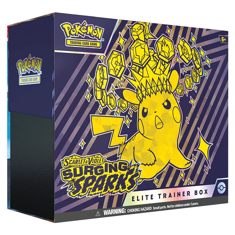 Pokemon TCG: Scarlet and Violet 8 Surging Sparks - Elite Trainer Box-Collectible Trading Cards-Ashdown Gaming