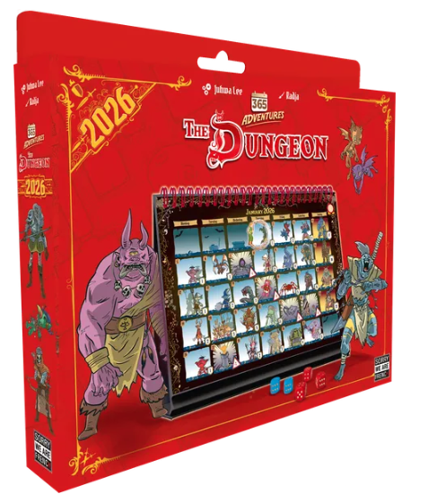 365 Adventures calendar: The Dungeon (2026)-Board Games-Ashdown Gaming
