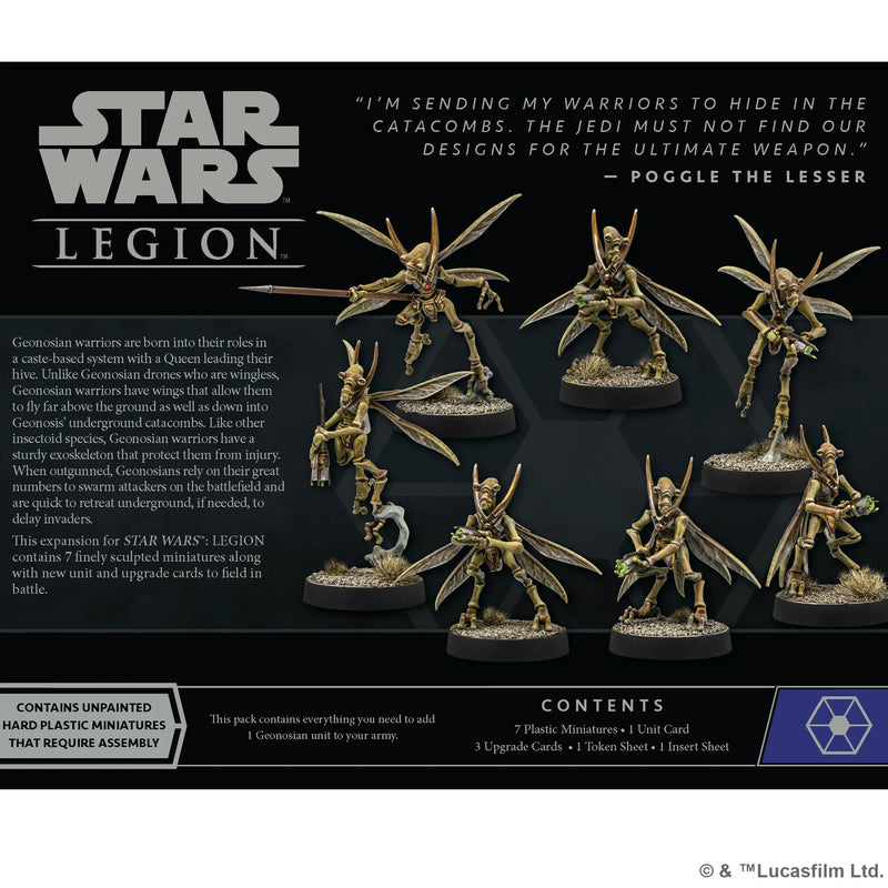 Star Wars Legion: Geonosian Warriors Unit Expansion-Unit-Ashdown Gaming