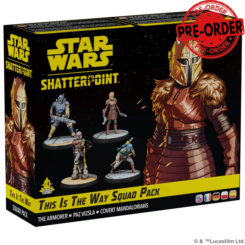 Star Wars Shatterpoint:This is the Way Squad Pack-Boxed Set-Ashdown Gaming