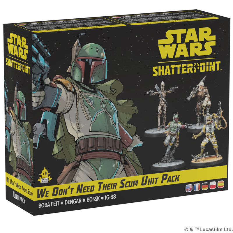 Star Wars Shatterpoint: We Don't Need Their Scum Squad Pack-Boxed Set-Ashdown Gaming