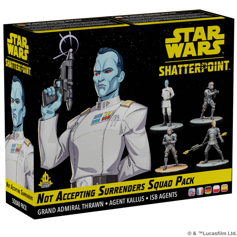 Star Wars Shatterpoint: Not Accepting Surrenders Squad Pack-Boxed Set-Ashdown Gaming