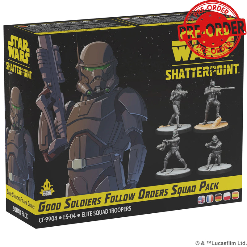 Star Wars Shatterpoint: Good Soldiers Follow Orders Squad Pack-Boxed Set-Ashdown Gaming