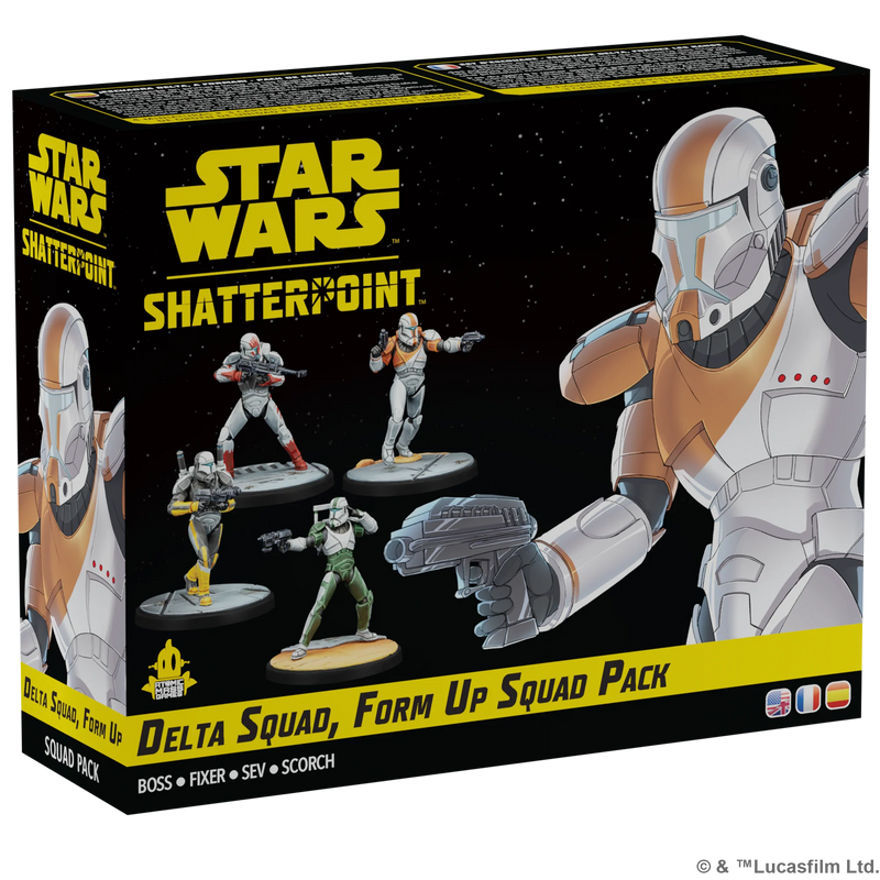 Star Wars Shatterpoint: Delta Force Form Up Squad Pack-Boxed Set-Ashdown Gaming