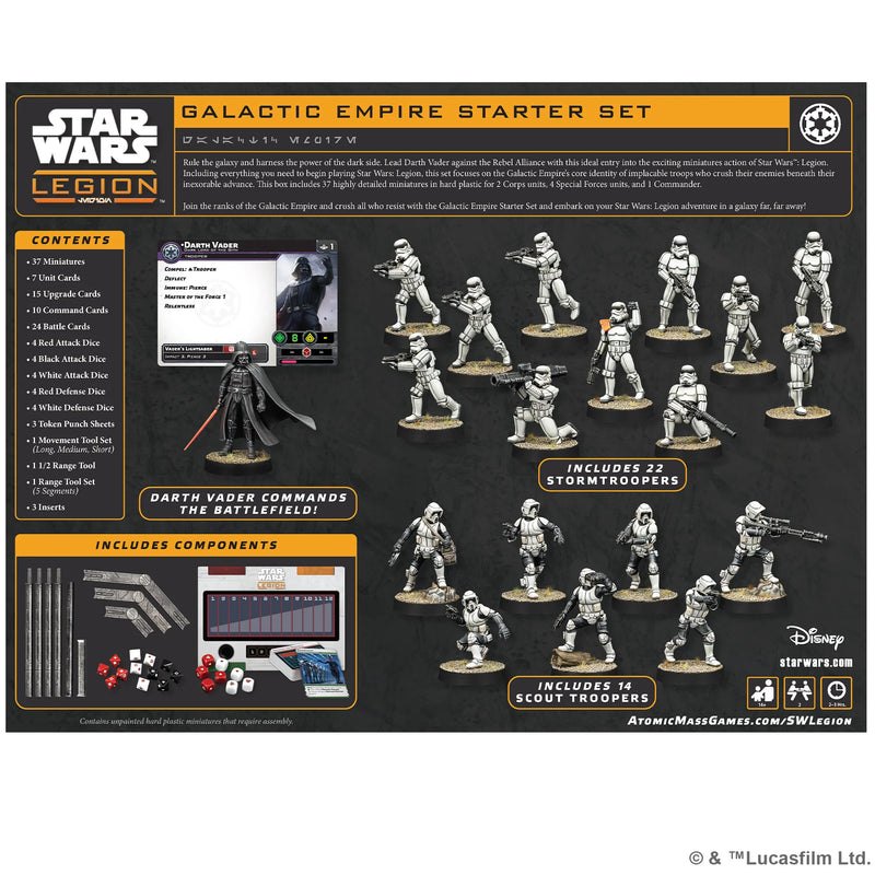 Star Wars Legion: Galactic Empire Starter Set-Commander-Ashdown Gaming
