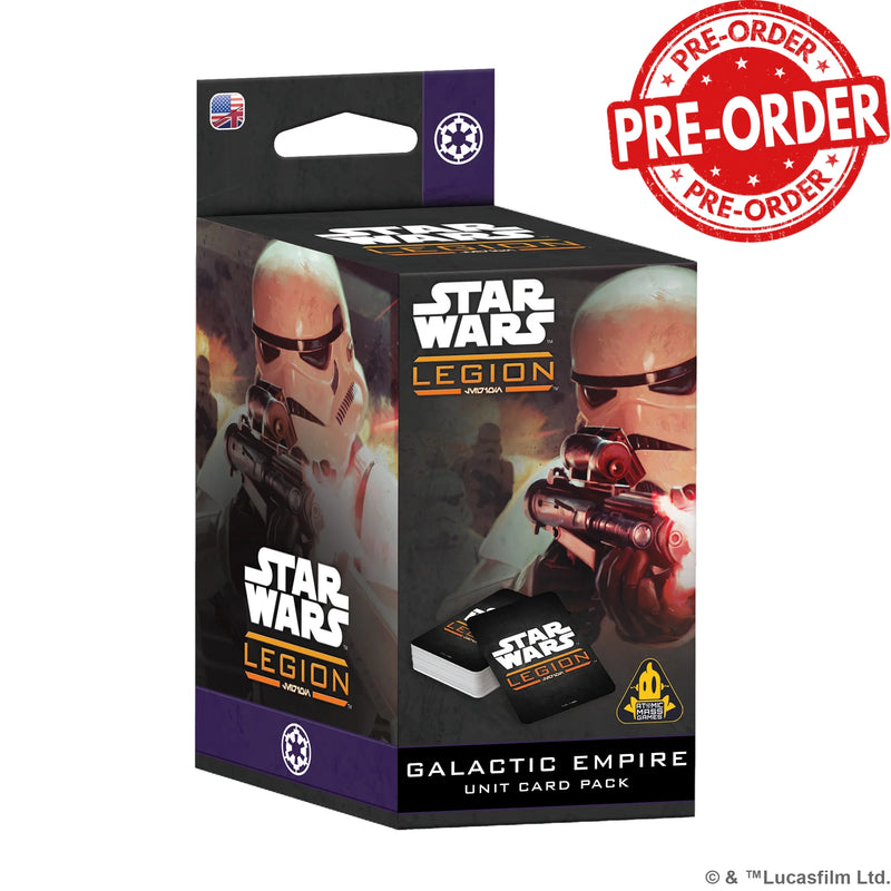 Star Wars Legion: Galactic Empire Unit Card Pack-Commander-Ashdown Gaming