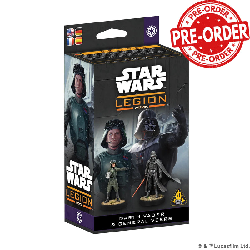 Star Wars Legion: Darth Vader & General Veers Character Expansion-Commander-Ashdown Gaming