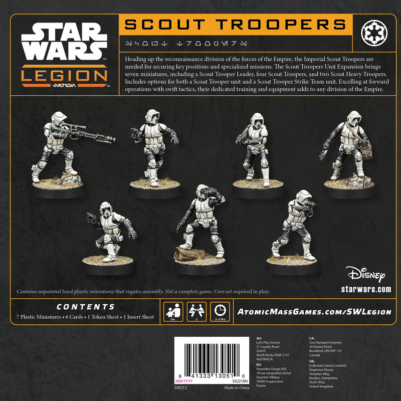 Star Wars Legion: Scout Troopers Unit Expansion-Unit-Ashdown Gaming