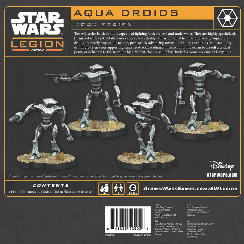 Star Wars Legion: Aqua Droid Unit Expansion-Unit-Ashdown Gaming