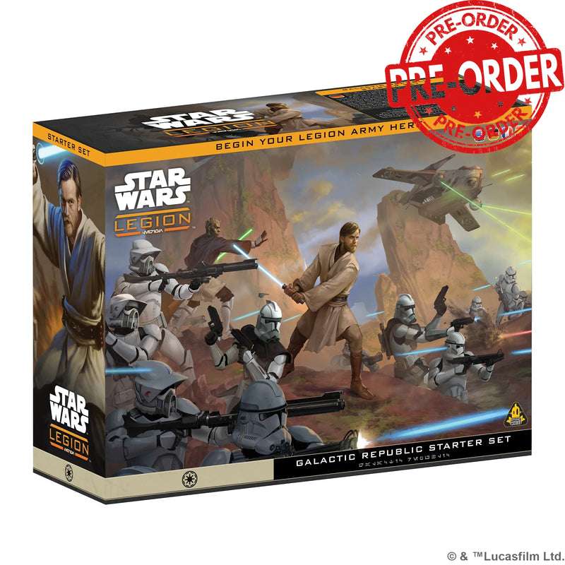 Star Wars Legion: Galactic Republic Starter Set-Commander-Ashdown Gaming