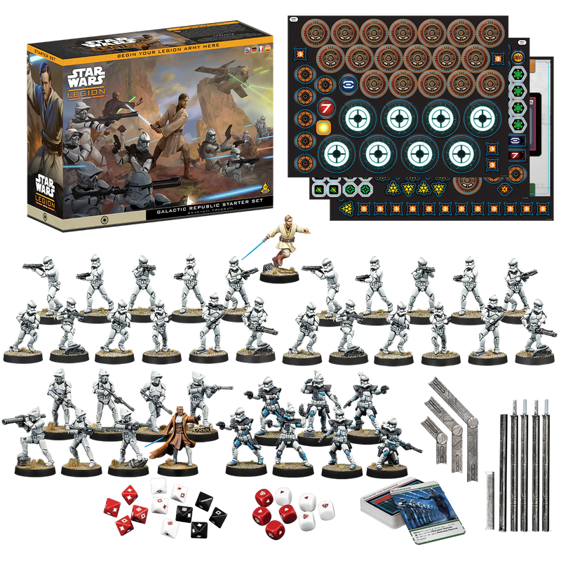Star Wars Legion: Galactic Republic Starter Set-Commander-Ashdown Gaming