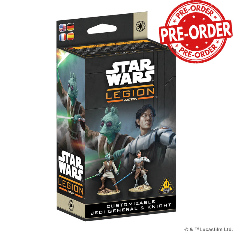 Star Wars Legion: Customizable Jedi General and Knight-Commander-Ashdown Gaming