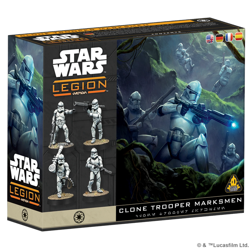 Star Wars Legion: Clone Trooper Marksmen-Commander-Ashdown Gaming