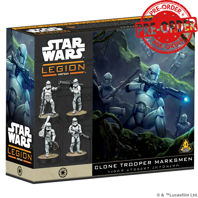 Star Wars Legion: Clone Trooper Marksmen-Commander-Ashdown Gaming