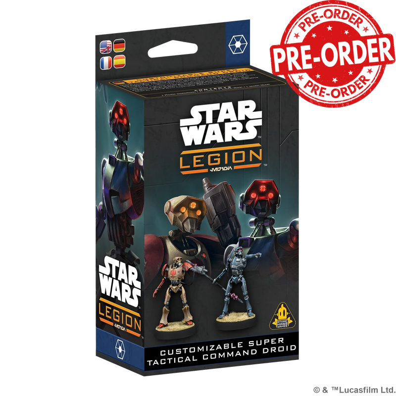 Star Wars Legion: Customizable Super Tactical Command Droid-Commander-Ashdown Gaming