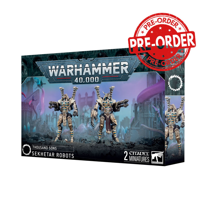 Thousand Sons: Sekhetar Robots-Boxed Set-Ashdown Gaming
