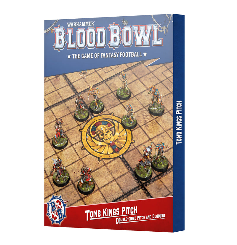 Blood Bowl: Tomb King Team Pitch and Dugouts-Boxed Set-Ashdown Gaming