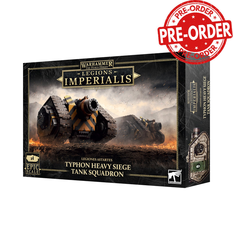 Legions Imperialis - Typhon Heavy Siege Tank Squadron-Boxed Set-Ashdown Gaming