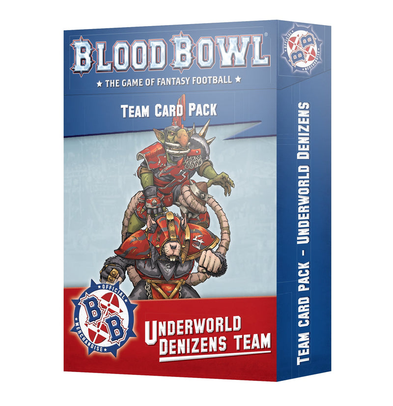 Blood Bowl: Underworld Denizens Team Card Pack-Boxed Set-Ashdown Gaming