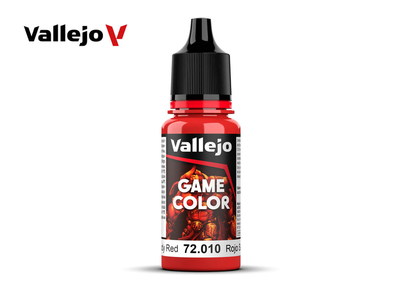 Vallejo Game Color: Bloody Red (18ml)-Paint-Ashdown Gaming