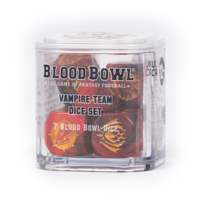 Blood Bowl: Vampire Team Dice Set-Boxed Set-Ashdown Gaming