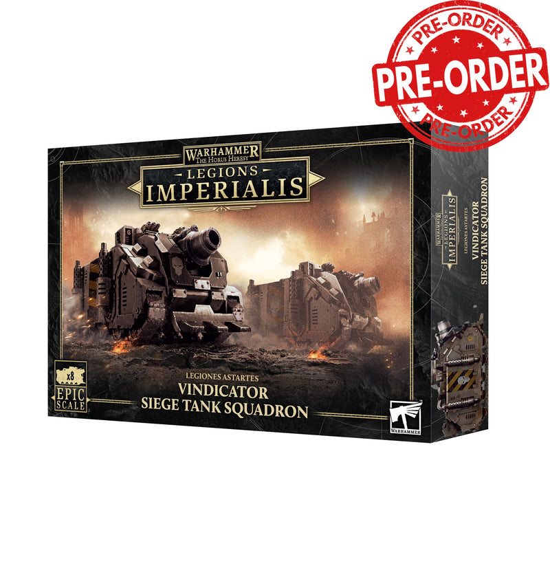 Legions Imperialis - Vindicator Siege Tank Squadron-Boxed Set-Ashdown Gaming