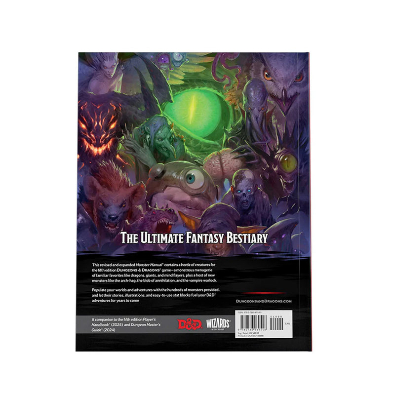 Dungeons & Dragons: Monster Manual 2025-Book-Ashdown Gaming