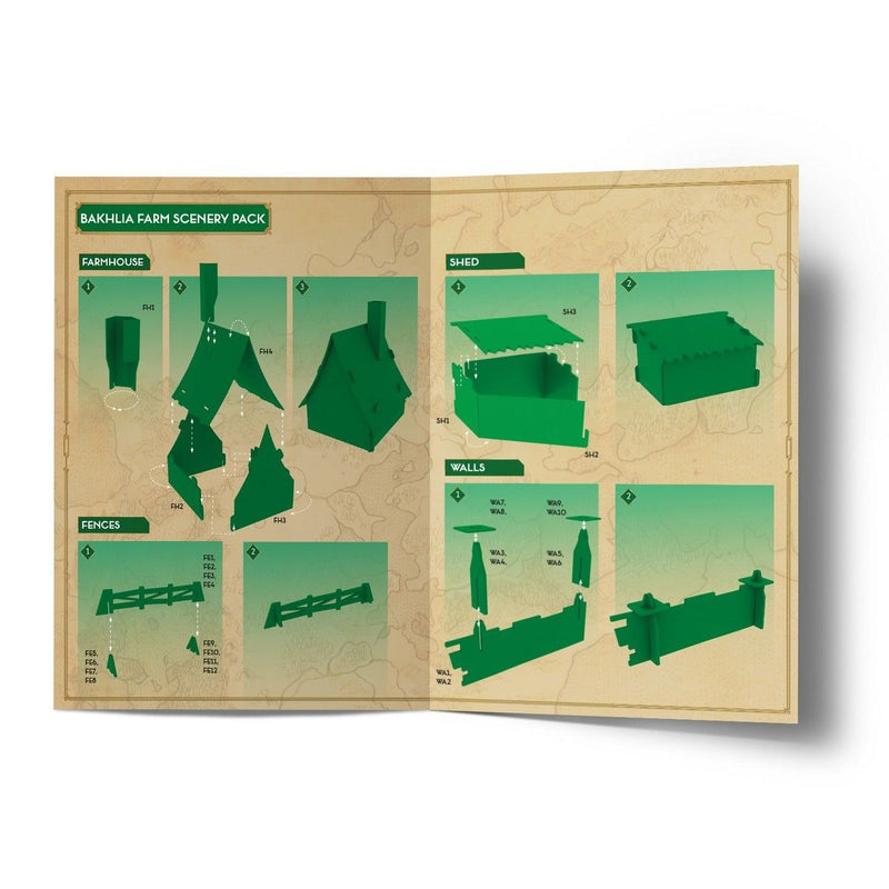 Warcrow - Bakhlia Farm Scenery Pack-Boxed Set-Ashdown Gaming