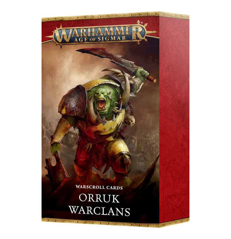 Orruk Warclans - Warscroll Cards-Ashdown Gaming
