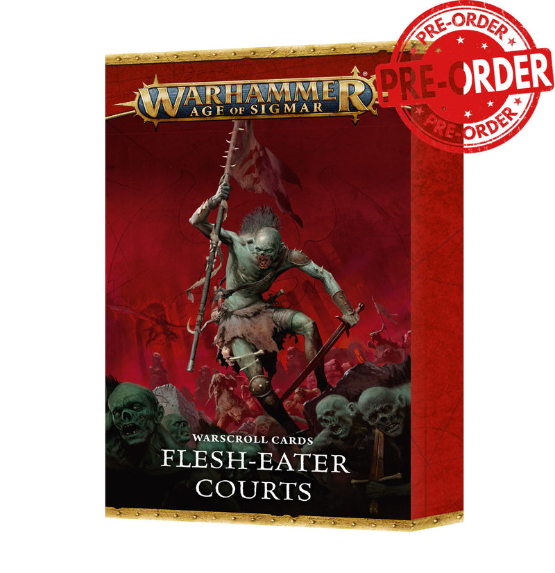 Flesh-Eater Courts - Warscroll Cards-boxed set-Ashdown Gaming