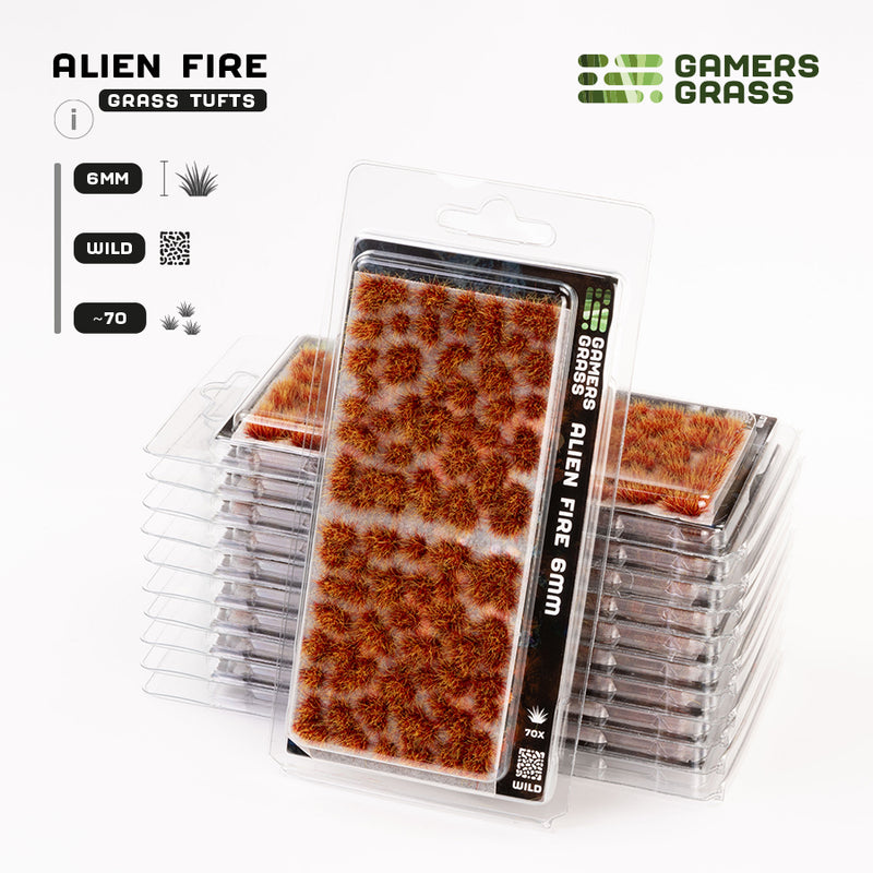 Gamers Grass - 6mm Tuft: Alien Fire Wild-Ashdown Gaming
