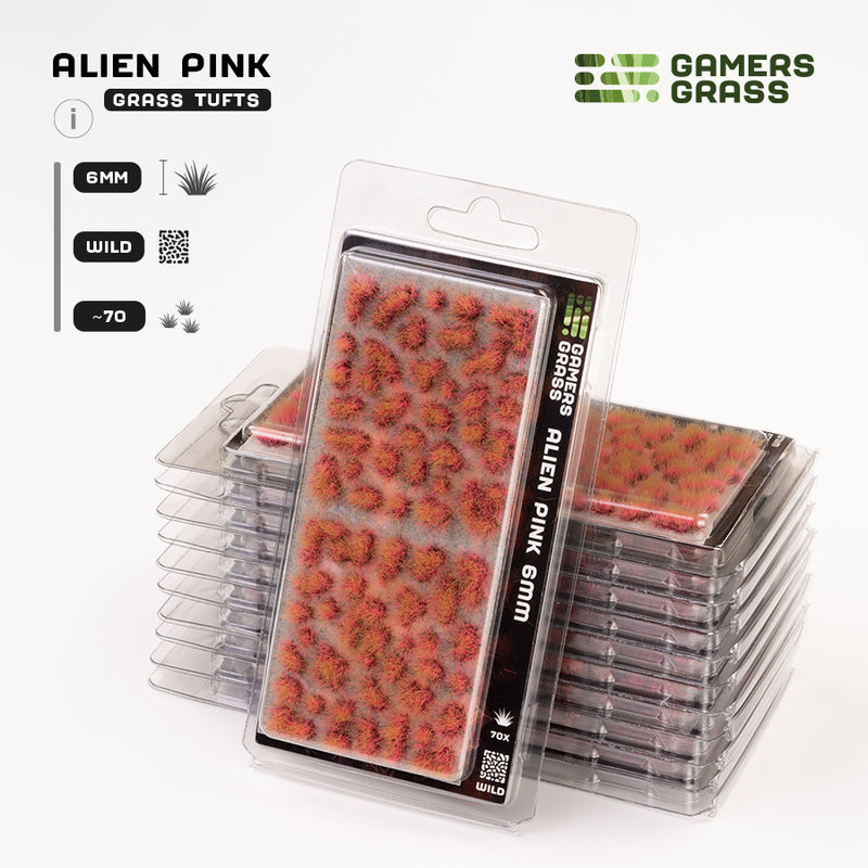 Gamers Grass - 6mm Tuft: Alien Pink Wild-Ashdown Gaming