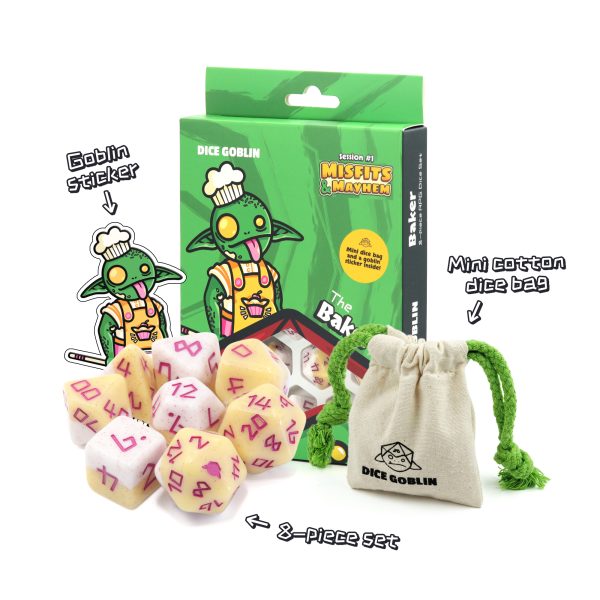 Dice Goblin - The Baker Dice Pack-Dice-Ashdown Gaming