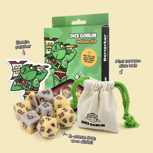 Dice Goblin - The Berserker Dice Pack-Dice-Ashdown Gaming