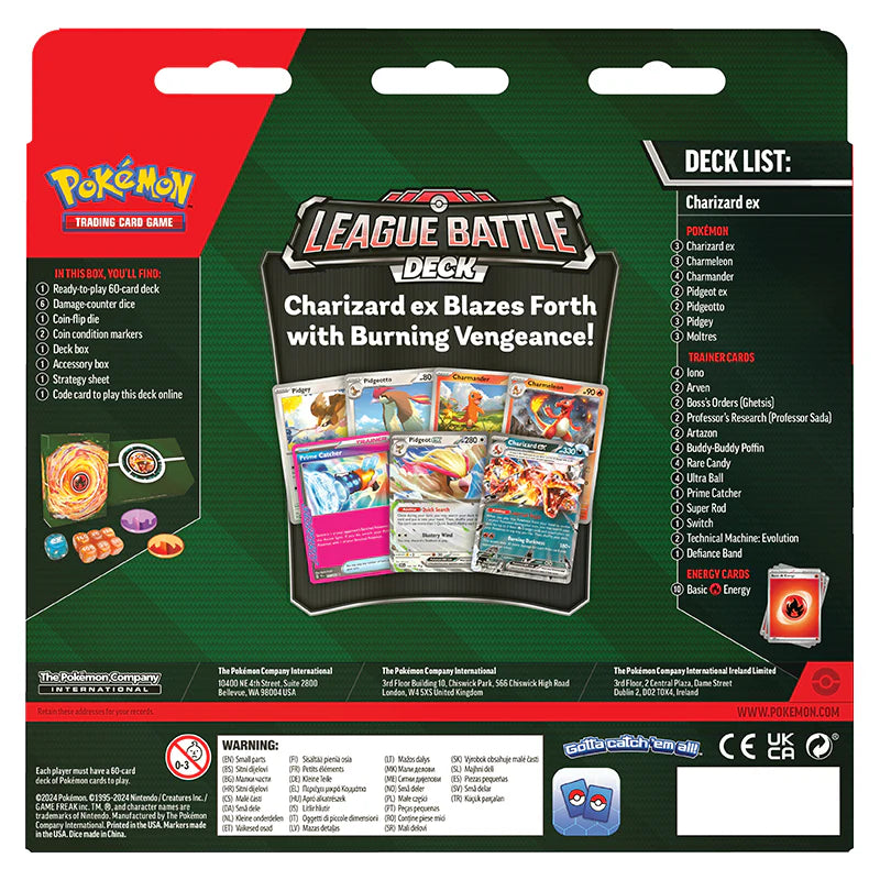 Pokemon TCG: Charizard ex League Battle Deck-Ashdown Gaming