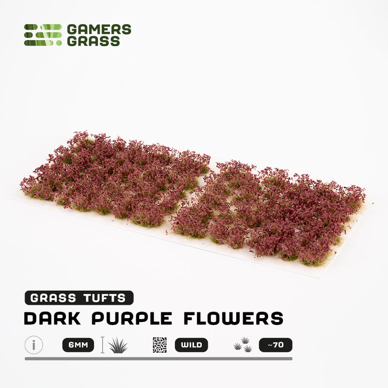 Gamers Grass - Dark Purple Flowers-Ashdown Gaming