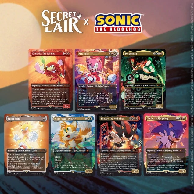 Magic the Gathering - Secret Lair Sonic Friends and Foes (non-foil)-Cards-Ashdown Gaming