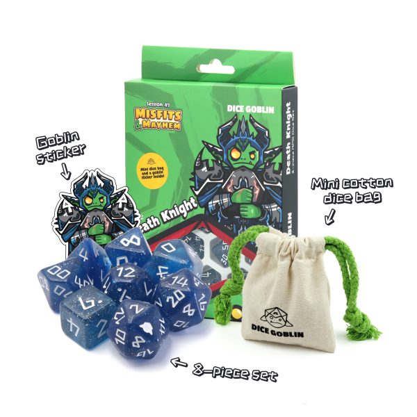 Dice Goblin - The Death Knight Dice Pack-Dice-Ashdown Gaming