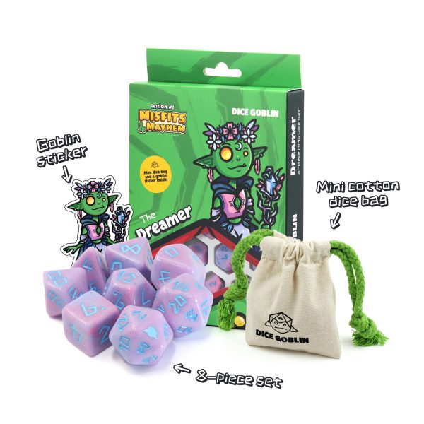 Dice Goblin - The Dreamer Dice Pack-Dice-Ashdown Gaming