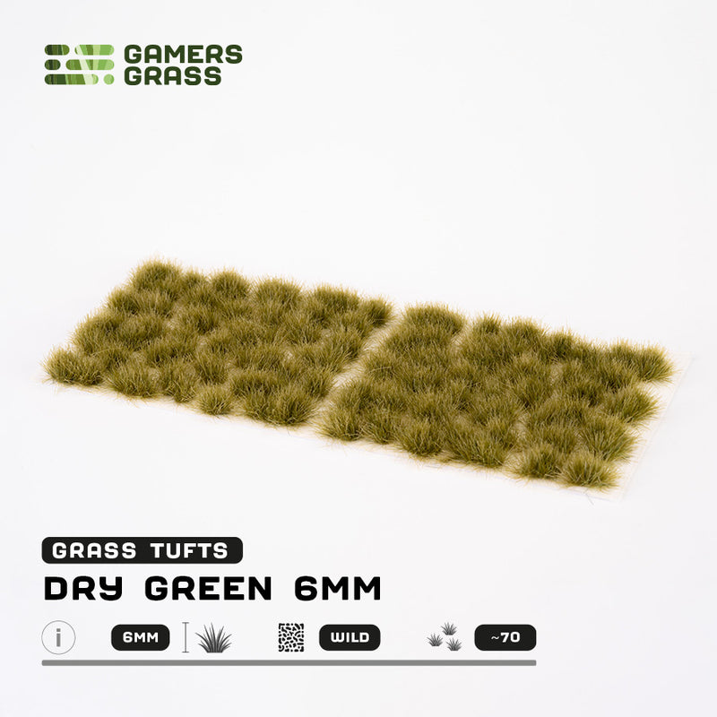 Gamers Grass - 6mm Tuft: Dry Green Wild-Ashdown Gaming