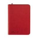 Vault X Exo Tec 9 Pocket Zip Binder - Fire Red-Binder-Ashdown Gaming