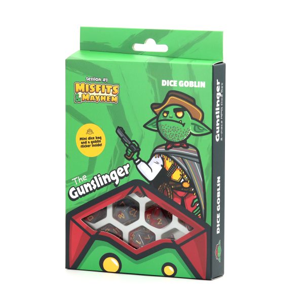 Dice Goblin - The Gunslinger Dice Pack-Dice-Ashdown Gaming