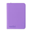 Vault X Exo Tec 9 Pocket Zip Binder - Just Purple-Binder-Ashdown Gaming